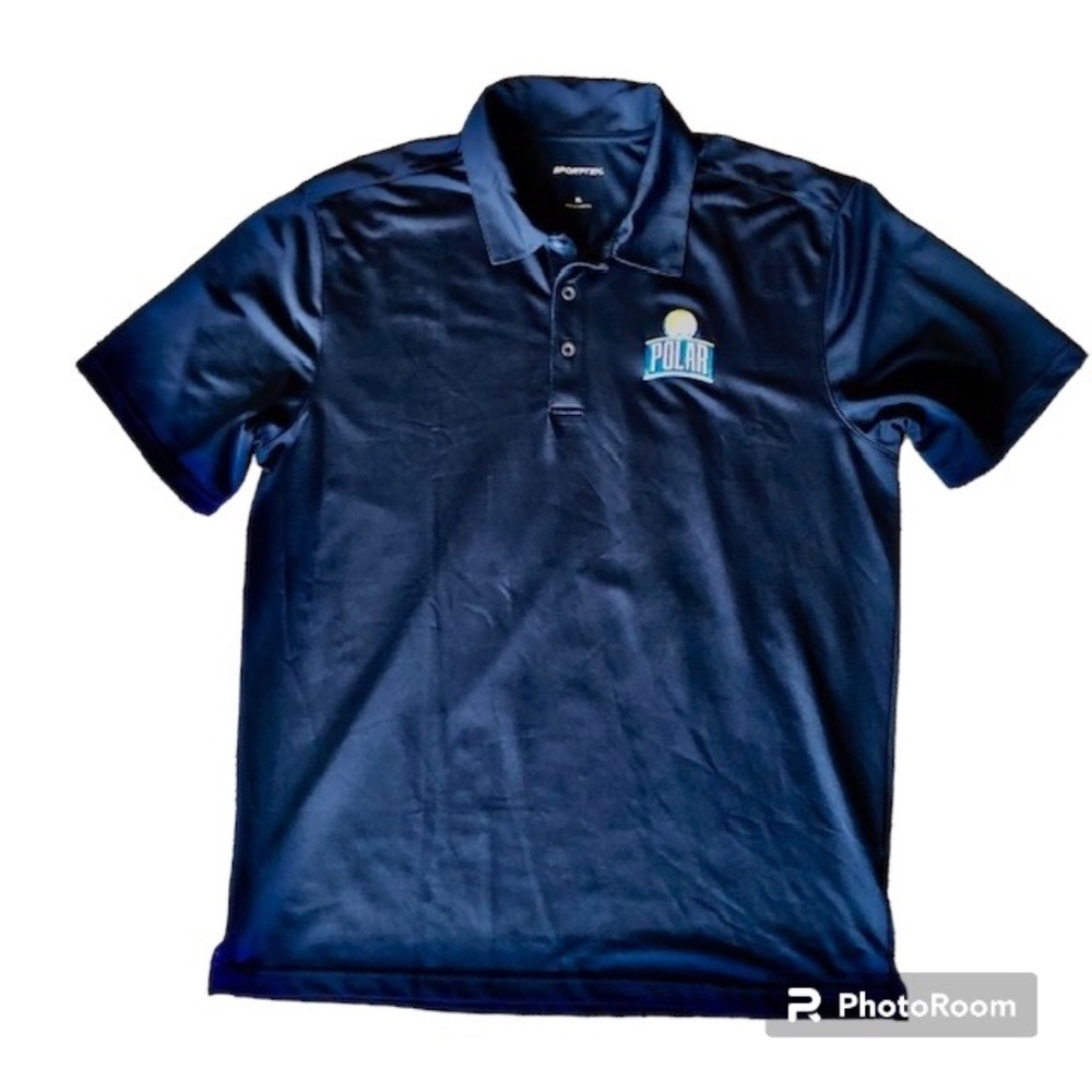 Sport-Tek Dark Blue Short sleeve  Polar Logo Embroidered  polo size XL